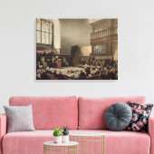 Hof van Financiën, Westminster Hall Canvas Afdruk (Insitu (Woonkamer))