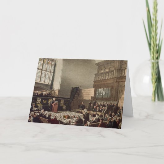 Hof van Financiën, Westminster Hall Kaart (Voorkant)