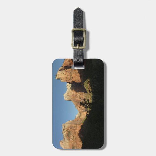 Hof van Patriarchen I in het Nationaal Park Zion Bagagelabel (Voorkant verticaal)