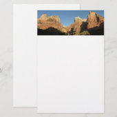 Hof van Patriarchen I in het Nationaal Park Zion Briefpapier (Voorkant / Achterkant)