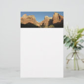 Hof van Patriarchen I in het Nationaal Park Zion Briefpapier (Staand voorkant)