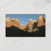 Hof van Patriarchen I in het Nationaal Park Zion Visitekaartje (Achterkant)