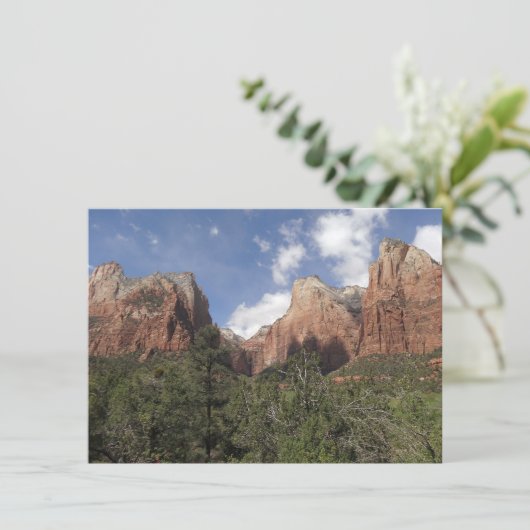 Hof van Patriarchen II in het Nationaal Park Zion (Staand voorkant)