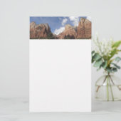 Hof van Patriarchen II in het Nationaal Park Zion Briefpapier (Staand voorkant)