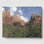 Hof van Patriarchen II in het Nationaal Park Zion Gastenboek (Achterkant)