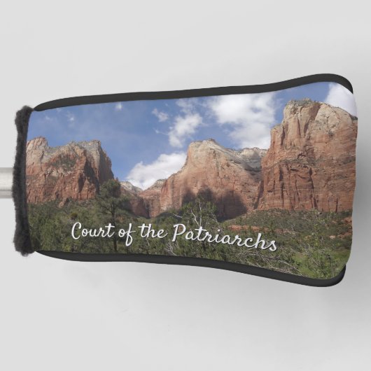 Hof van Patriarchen II in het Nationaal Park Zion Golfheadcover (Voorkant)
