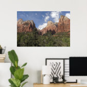 Hof van Patriarchen II in het Nationaal Park Zion Poster (Thuiskantoor)