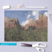 Hof van Patriarchen II in het Nationaal Park Zion Tissuepapier (Craft)