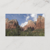 Hof van Patriarchen II in het Nationaal Park Zion Visitekaartje (Achterkant)