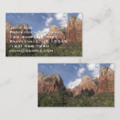 Hof van Patriarchen II in het Nationaal Park Zion Visitekaartje (Voorkant / Achterkant)