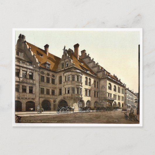 Hofbrauhaus, München, Beieren, Duitsland klassiek  Briefkaart (Voorkant)