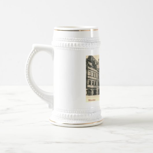 Hofbrauhaus, München, Duitsland 1900  Bierpul (Links)