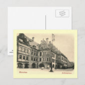 Hofbrauhaus, München, Duitsland 1900  Briefkaart (Voorkant / Achterkant)