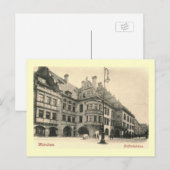 Hofbrauhaus, München, Duitsland 1900 Briefkaart (Voorkant / Achterkant)
