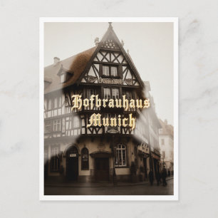 Hofbräuhaus München Duitsland Bier Toerisme Reizen Briefkaart