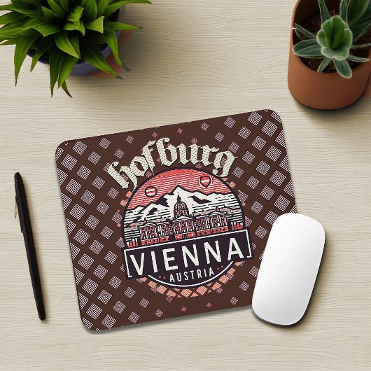 Hofburg in Circles Mousepad Muismat