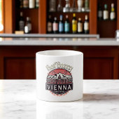 Hofburg in cirkels espresso kop