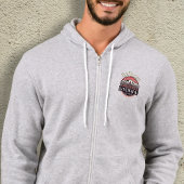 Hofburg in cirkels Mannen full-zip Hoodie