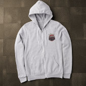 Hofburg in cirkels Mannen full-zip Hoodie
