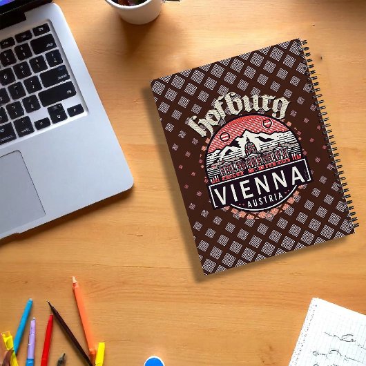 Hofburg in cirkels notitieboek