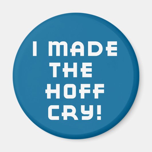 Hoff Cry donkere magneet (Voorkant)