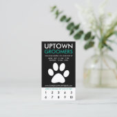 hoffelijke huisdiervriendelijke loyaliteit klantenkaartje (Staand voorkant)