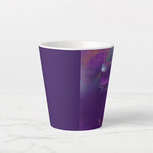 hoffelijkheid latte mok (Voorkant)