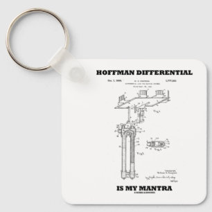 Hoffman Differential is mijn mantra US Patent Desi Sleutelhanger