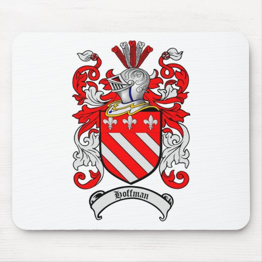 HOFFMAN FAMILY CREST - HOFFMAN COAT OF ARMS MUISMAT (Voorkant)