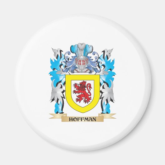 Hoffman Wapenschild - Family Crest Magneet (Voorkant)