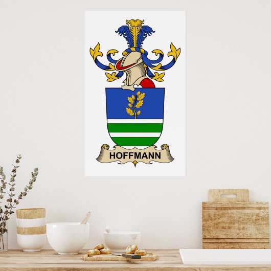 Hoffmann Family Crest Poster (Keuken)