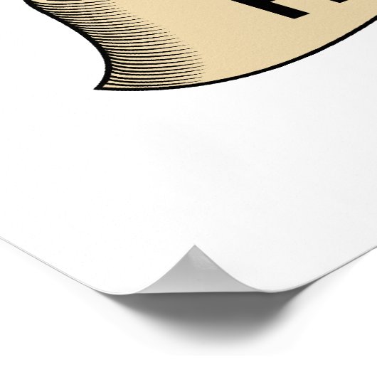 Hoffmann Family Crest Poster (Hoek)