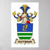 Hoffmann Family Crest Poster (Voorkant)