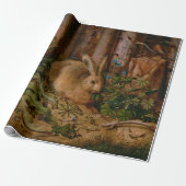 Hoffmann Hare Forest Natuur Painting Cadeaupapier (Uitgerold)