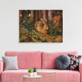 Hoffmann Hare Forest Natuur Painting Canvas Afdruk (Insitu (Woonkamer))