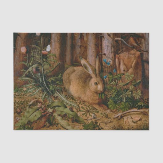 Hoffmann Hare Forest Natuur Painting Tissuepapier (Voorkant)