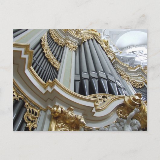 Hofkirche Germany Pipe Organ Briefkaart (Voorkant)