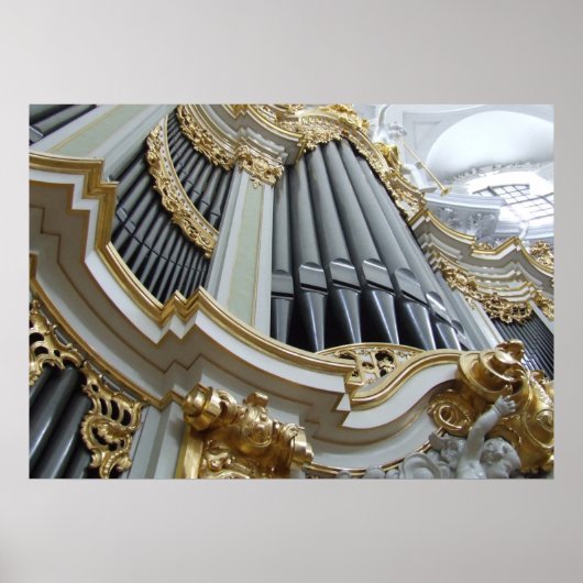 Hofkirche Germany Pipe Organ Poster (Voorkant)