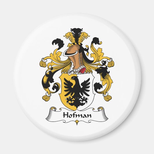 Hofman Family Crest Magneet (Voorkant)
