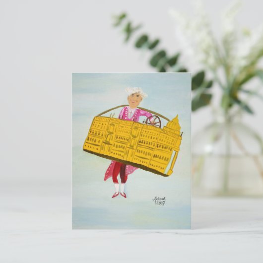 Hofmusikant Briefkaart (Staand voorkant)