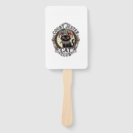 Hofnar Kat Grappige Kat Liefhebber Ontwerp - Hofna Handwaaier (Voorkant)