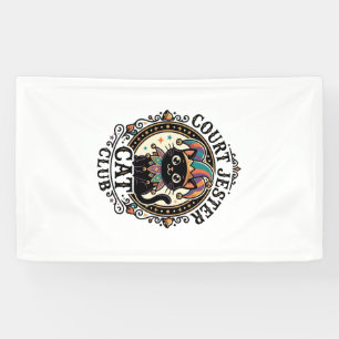 Hofnar Kat Grappige Kat Liefhebber Ontwerp - Hofna Spandoek