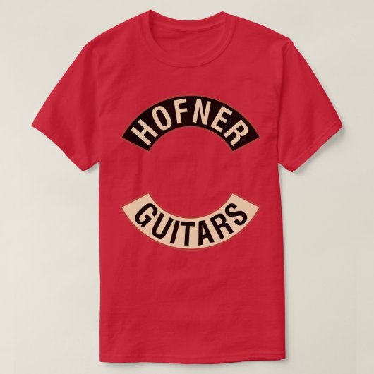 Hofner Guitars T-shirt (Design voorkant)