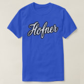 Hofner   White  T-shirt (Design voorkant)