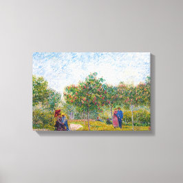 Hofparen in het Voyer d'Argenson Park Gogh Canvas Afdruk