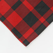 Hog Clan Badge Tartan Pset Fleece Deken (Hoek)