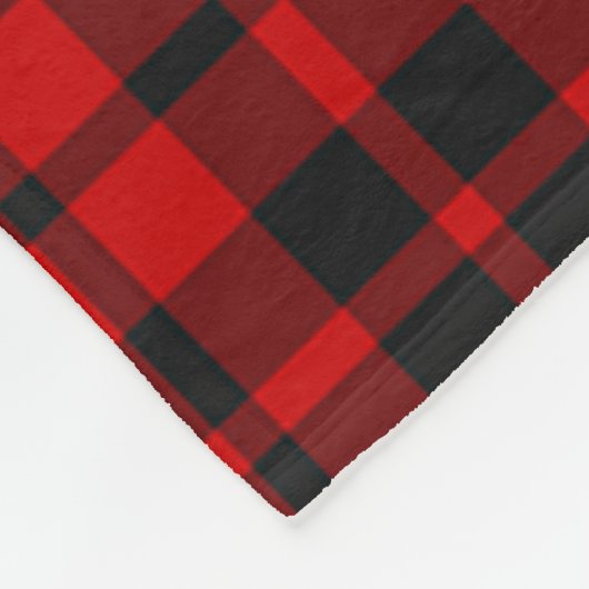 Hog Clan Badge Tartan Pset Fleece Deken (Hoek)