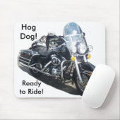 Hog Dog - Klaar om te rijden! Muismat (Met muis)