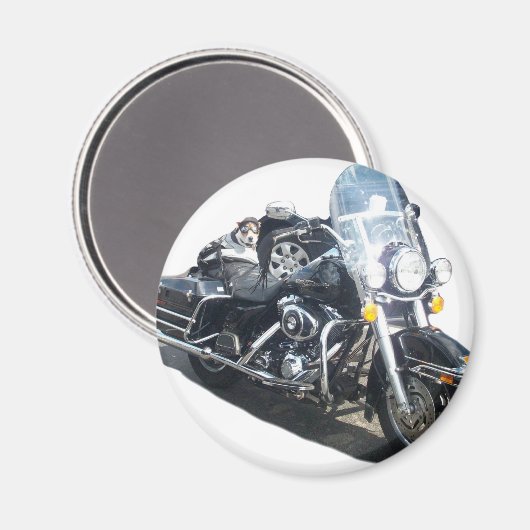 Hog Dog-koelkast Magnet (Voorkant / Achterkant)