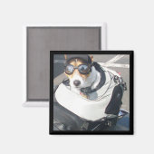 Hog Dog-koelkast Magnet (Voorkant / Achterkant)